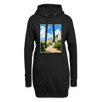 Apulien Italien Vintage Reiseposter WPA Souvenir - Hoodie-Kleid - Schwarz - Vorne