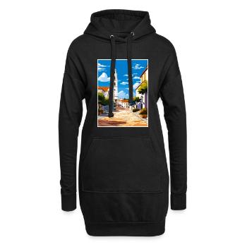 Fatima Portugal Vintage Reiseposter WPA Souvenir - Hoodie-Kleid - Schwarz - Vorne