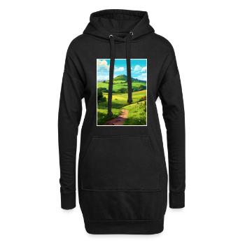 Duncryne Hill Stirling Vintage Reiseposter WPA - Hoodie-Kleid - Schwarz - Vorne