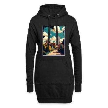 Bury S Edmunds England Vintage Reiseposter WPA - Hoodie-Kleid - Schwarz - Vorne
