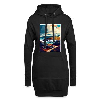 Isle Of Islay Schottland Vintage Reiseposter WPA - Hoodie-Kleid - Schwarz - Vorne