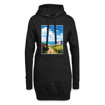 St Agnes Cornwall Vintage Reiseposter Souvenir - Hoodie-Kleid - Schwarz - Vorne