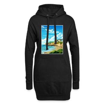 Portreath Cornwall Vintage Reiseposter Souvenir - Hoodie-Kleid - Schwarz - Vorne