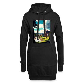 Inverness Schottland Vintage Reiseposter Souvenir - Hoodie-Kleid - Schwarz - Vorne