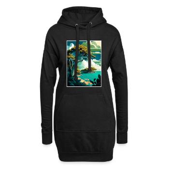 Biscayne Nationalpark Kamelrücken Florida Souvenir - Hoodie-Kleid - Schwarz - Vorne