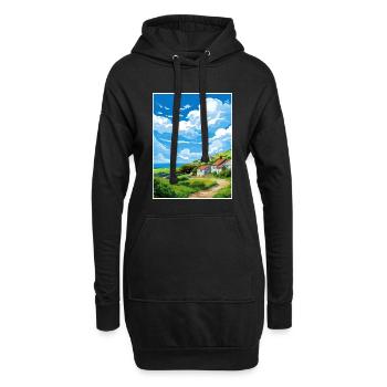 St Agnes Cornwall Vintage Reiseposter Souvenir - Hoodie-Kleid - Schwarz - Vorne