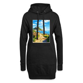 Marazion Cornwall Vintage Reiseposter Souvenir - Hoodie-Kleid - Schwarz - Vorne