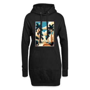 West Palm Beach Florida Vintage Reiseposter WPA - Hoodie-Kleid - Schwarz - Vorne