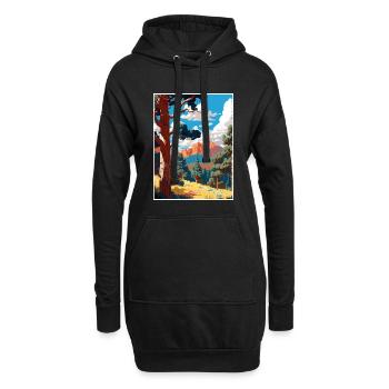 Coconino National Forest Arizona Reiseposter - Hoodie-Kleid - Schwarz - Vorne
