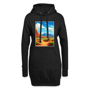 Guadalupe Mountains Nationalpark Reiseplakat - Hoodie-Kleid - Schwarz - Vorne