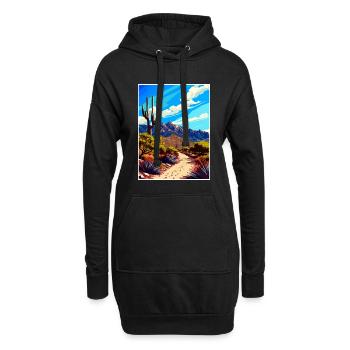 Catalina State Park Arizona Vintage Reiseposter - Hoodie-Kleid - Schwarz - Vorne