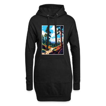 Cleveland National Forest Vintage Reiseposter - Hoodie-Kleid - Schwarz - Vorne