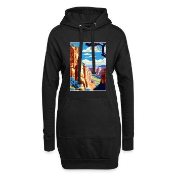 Colorado National Monument Vintage Reiseposter - Hoodie-Kleid - Schwarz - Vorne
