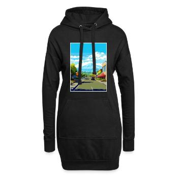 San Jose Kalifornien Vintage Reiseposter Souvenir - Hoodie-Kleid - Schwarz - Vorne