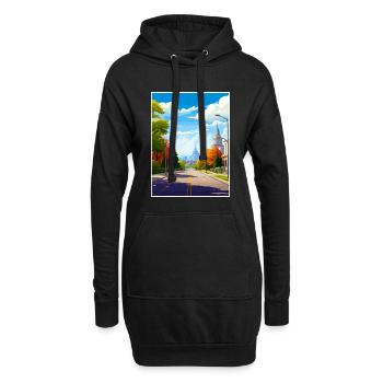 Salt Lake Utah Vintage voyage affiche WPA Souvenir - Sweat-shirt à capuche long Femme - noir - Devant