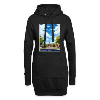 Vernal Utah affiches Vintage voyage affiche Souvenir - Sweat-shirt à capuche long Femme - noir - Devant