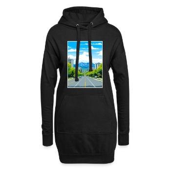 Salt Lake Utah Vintage voyage affiche WPA Souvenir - Sweat-shirt à capuche long Femme - noir - Devant