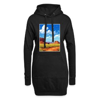 Torrey Utah affiches Vintage voyage affiche Souvenir - Sweat-shirt à capuche long Femme - noir - Devant