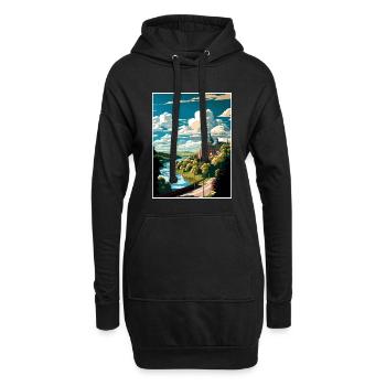 Altoona Pennsylvanie Vintage voyage affiche WPA Art - Sweat-shirt à capuche long Femme - noir - Devant
