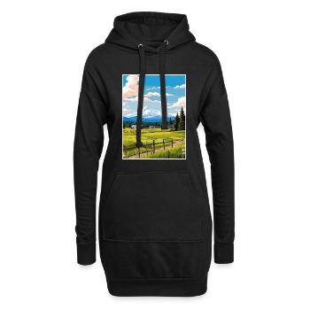 Palmer Alaska Vintage Reiseposter WPA Souvenir - Hoodie-Kleid - Schwarz - Vorne