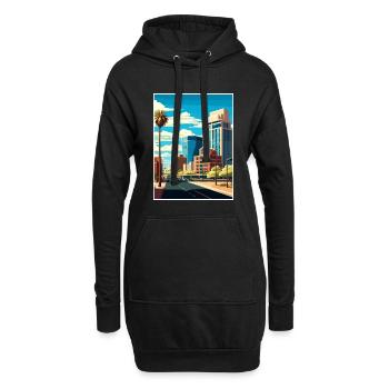 Scottsdale Arizona Vintage Reiseposter Souvenir - Hoodie-Kleid - Schwarz - Vorne