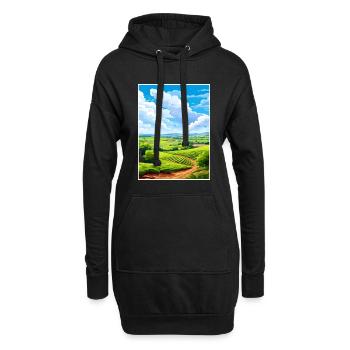 Barossa Valley Australie Vintage voyage affiche WPA - Sweat-shirt à capuche long Femme - noir - Devant