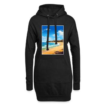Bondi Beach Australien Vintage Reiseposter WPA - Hoodie-Kleid - Schwarz - Vorne