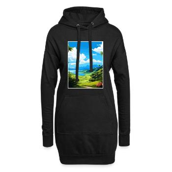 Whangarei Neuseeland Vintage Reiseposter WPA - Hoodie-Kleid - Schwarz - Vorne