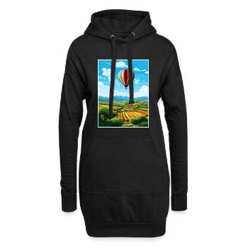 Yarra Valley Australie Vintage voyage affiche WPA - Sweat-shirt à capuche long Femme - noir - Devant