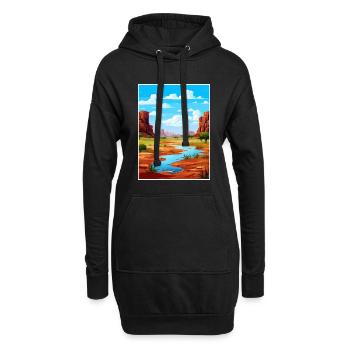 Das Kimberley Australia Vintage Reiseposter WPA - Hoodie-Kleid - Schwarz - Vorne
