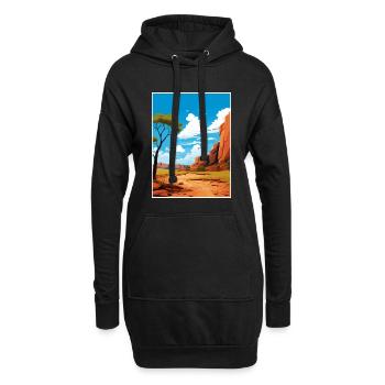 Das Kimberley Australia Vintage Reiseposter WPA - Hoodie-Kleid - Schwarz - Vorne