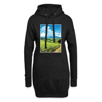 Havelock Nord-Neuseeland Vintage-Reiseposter - Hoodie-Kleid - Schwarz - Vorne