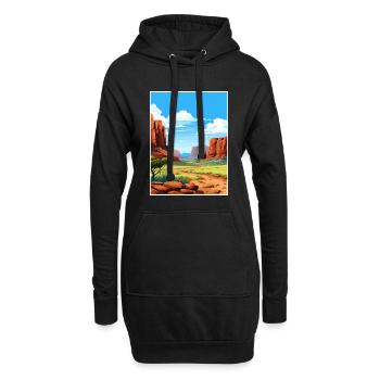 Purnululu Nationalpark Australien Reiseposter - Hoodie-Kleid - Schwarz - Vorne