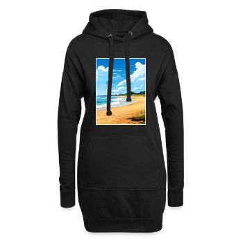 Great Sandy Nationalpark Australien Reiseplakat - Hoodie-Kleid - Schwarz - Vorne