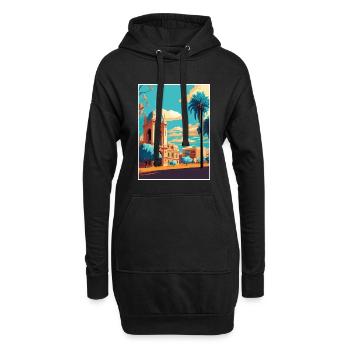 Adelaide Australien Vintage Reiseposter Souvenir - Hoodie-Kleid - Schwarz - Vorne