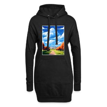 Canberra Australien Vintage Reiseposter Souvenir - Hoodie-Kleid - Schwarz - Vorne