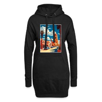Guadalajara Décoration Vintage Voyage Affiche WPA - Sweat-shirt à capuche long Femme - noir - Devant