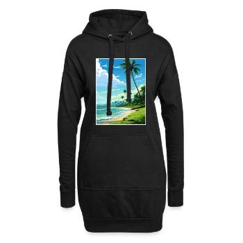 Osa Halbinsel Costa Rica Vintage Reiseposter WPA - Hoodie-Kleid - Schwarz - Vorne