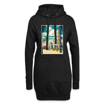 Merida Dekoration Vintage Reiseposter Souvenir - Hoodie-Kleid - Schwarz - Vorne