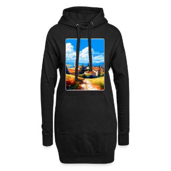 Extremadura Spanien Vintage Reiseplakat Souvenir - Hoodie-Kleid - Schwarz - Vorne