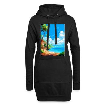 Palau Italien Vintage Reiseposter WPA Kunst Souvenir - Hoodie-Kleid - Schwarz - Vorne