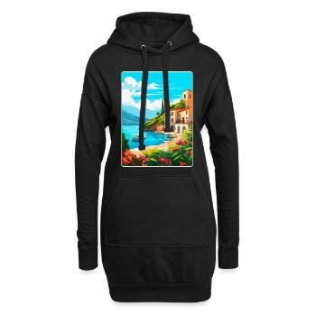 Mallorca Spanien Vintage Reiseplakat Souvenir WPA - Hoodie-Kleid - Schwarz - Vorne