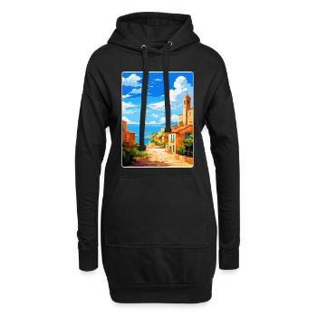 Tarragona Spanien Vintage Reiseplakat Souvenir WPA - Hoodie-Kleid - Schwarz - Vorne
