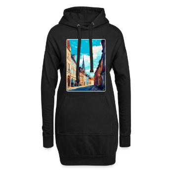 Dijon Frankreich Vintage Reiseposter WPA Souvenir - Hoodie-Kleid - Schwarz - Vorne