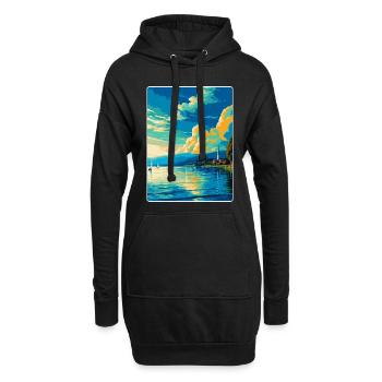 Lake Constance Germany Austria Switzerland Poster - Hoodie Dress - black - Front