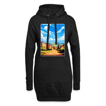 Extremadura Spanien Vintage Reiseplakat Souvenir - Hoodie-Kleid - Schwarz - Vorne