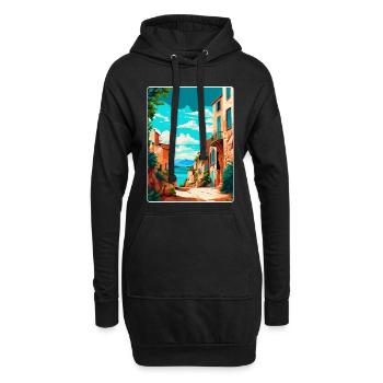 Mallorca Spanien Vintage Reiseplakat Souvenir WPA - Hoodie-Kleid - Schwarz - Vorne