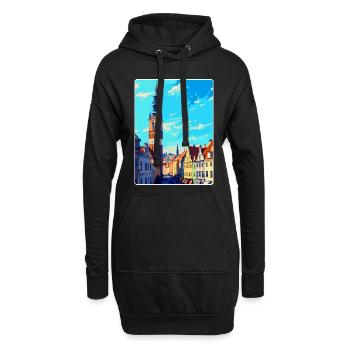 Breslau Polen Vintage Reiseplakat Souvenir WPA - Hoodie-Kleid - Schwarz - Vorne