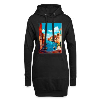 Chania Griechenland Vintage Reiseplakat WPA Souvenir - Hoodie-Kleid - Schwarz - Vorne