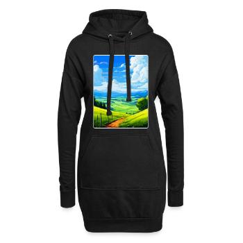 Bergisches Land Deutschland Vintage Reiseposter WPA - Hoodie-Kleid - Schwarz - Vorne